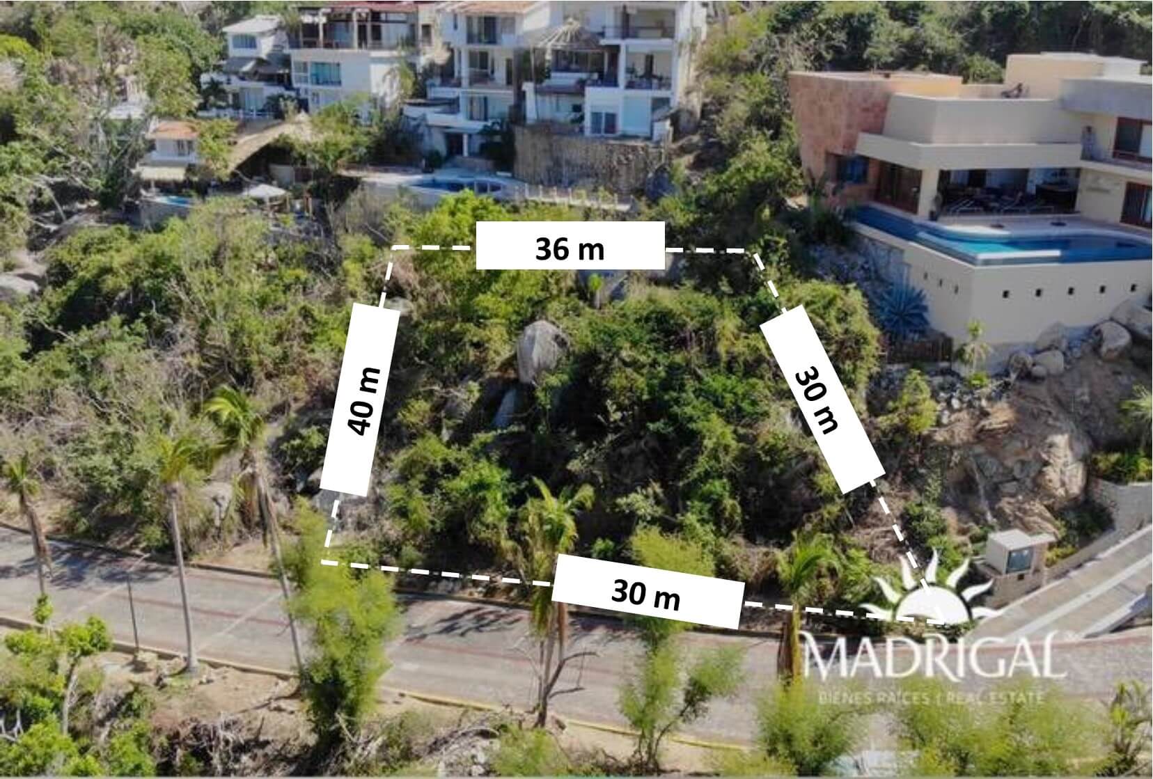 Land for sale in the Brisas Marques Fractionation of 1140 m2 in Acapulco