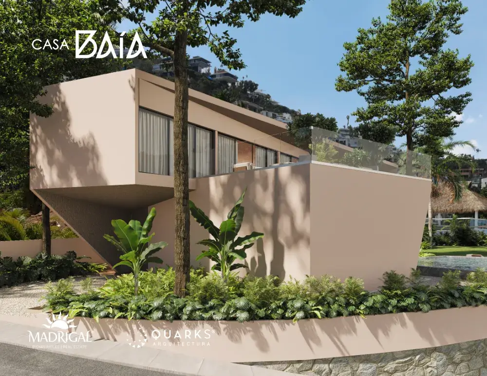 Land with Villa BAIA Project for construction a few steps from the Club de Mar de Marina