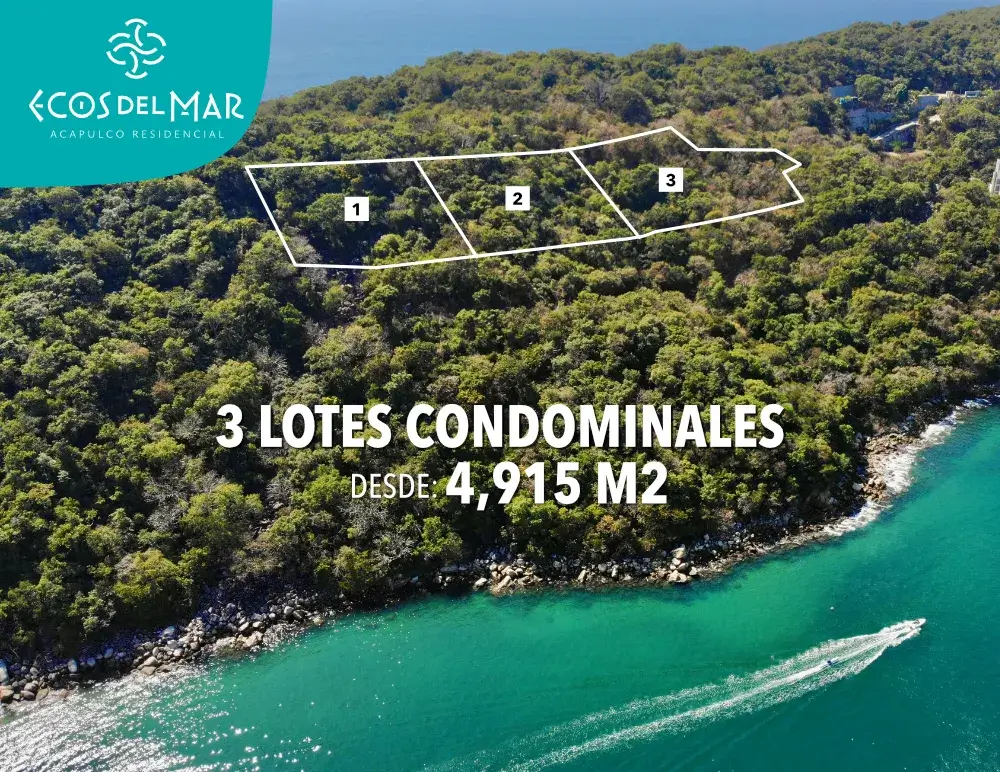 Ecos del Mar | Condominium Lots for Sale in Front of Pichilingue Diamante Bay in Acapulco