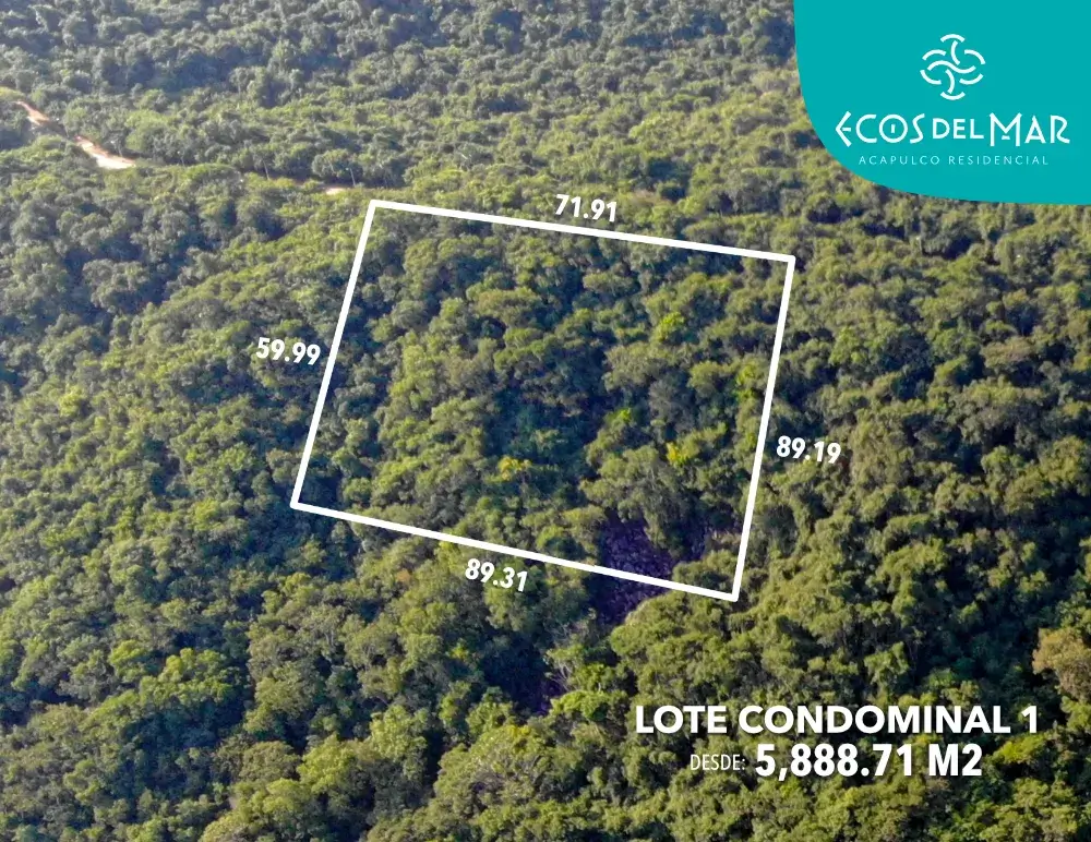 Ecos del Mar | Lotes Condominales en Venta Frente a la Bahía de Pichilingue Diamante en Acapulco