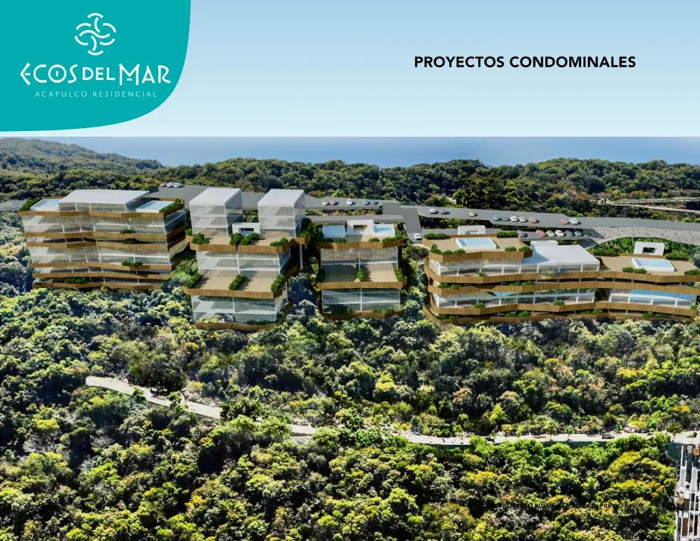 Ecos del Mar | Condominium Lots for Sale in Front of Pichilingue Diamante Bay in Acapulco