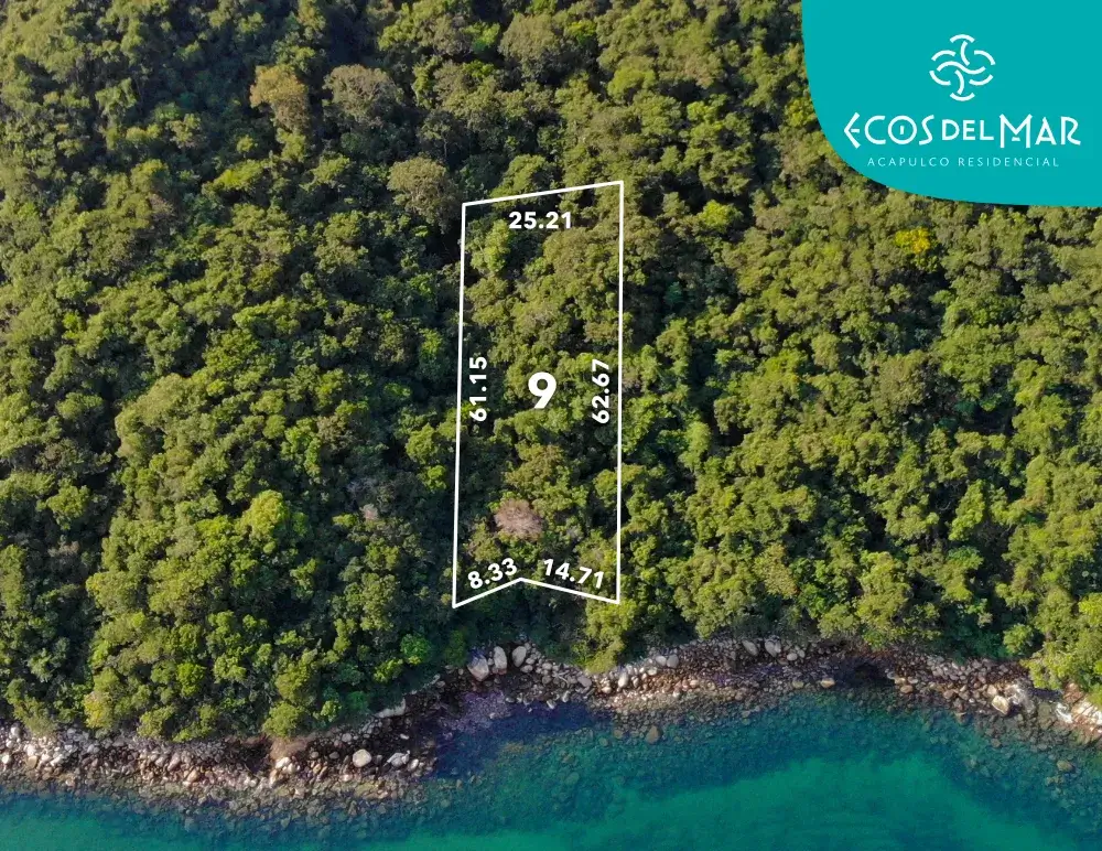 Ecos del Mar | Lotes residenciales colindantes con el mar en la bahía de Pichilingue Diamante en Acapulco