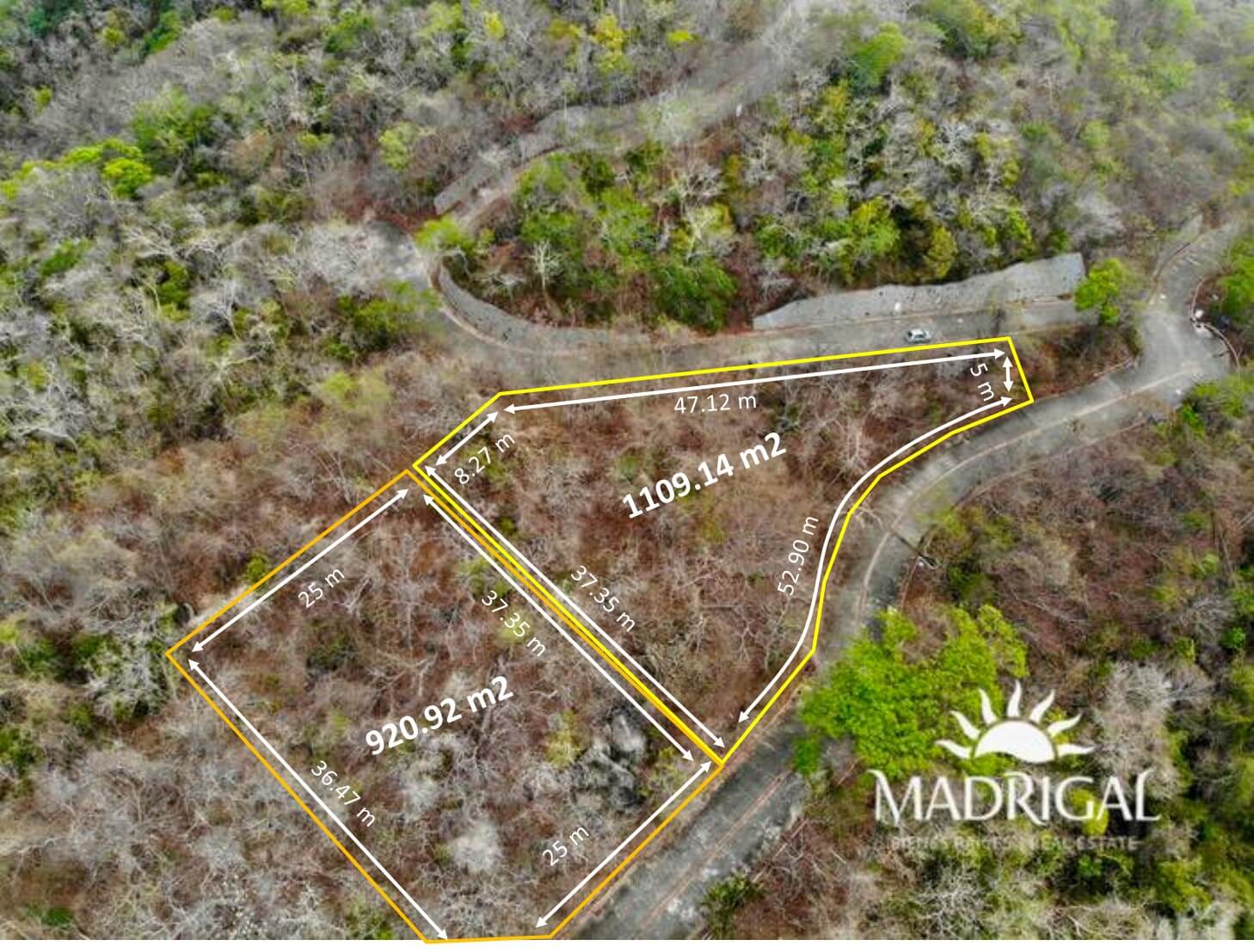 Land for sale in the Fracc Brisas Marques Ridge section of 920.92 m2