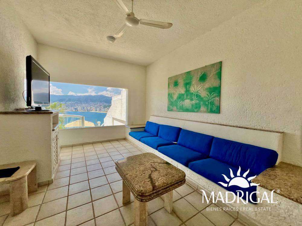 Exclusivo departamento en venta el Joyas de Brisasmar en Acapulco con la mejor vista a la bahía