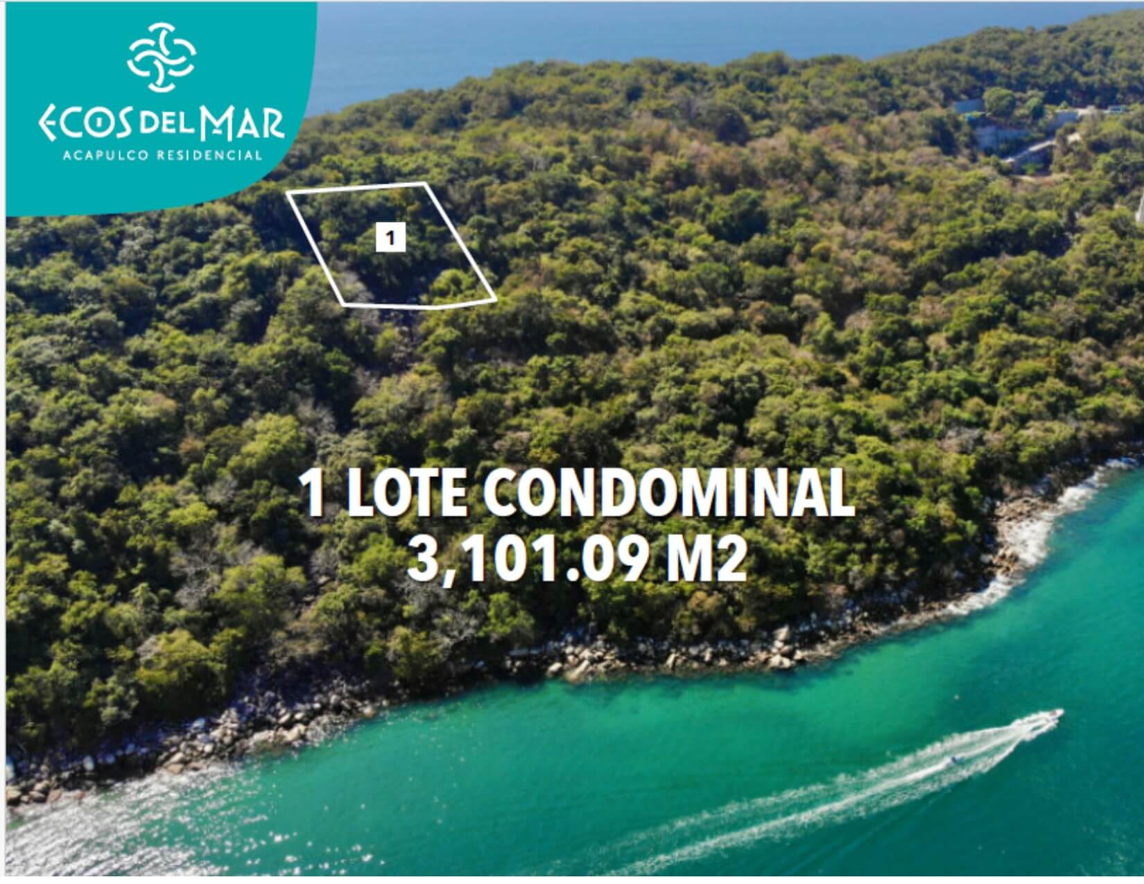 Ecos del Mar | Lote Condominal en Venta Frente a la Bahía de Pichilingue Diamante en Acapulco