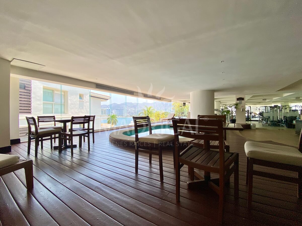 Departamento en venta Portochervo en Acapulco con vista al mar