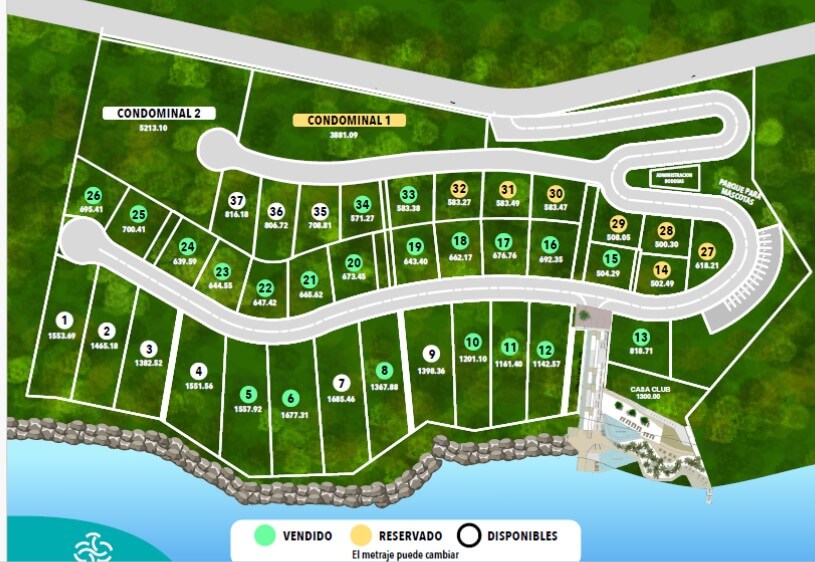 Ecos del Mar | | Residential lots for sale facing the Pichilingue Diamante bay in Acapulco