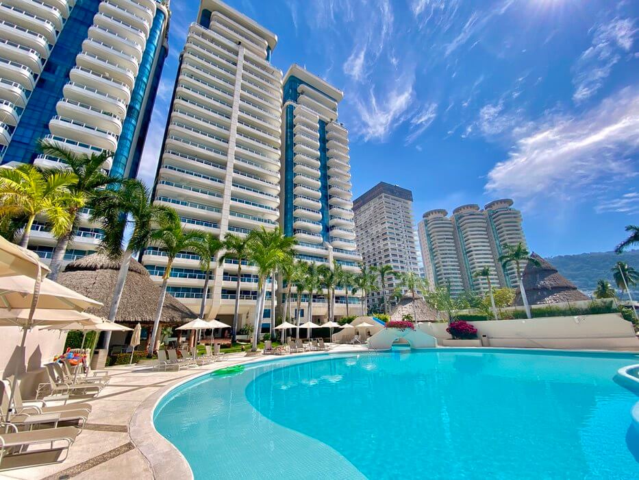 La Jolla, departamento frente a playa en la bahía de Acapulco