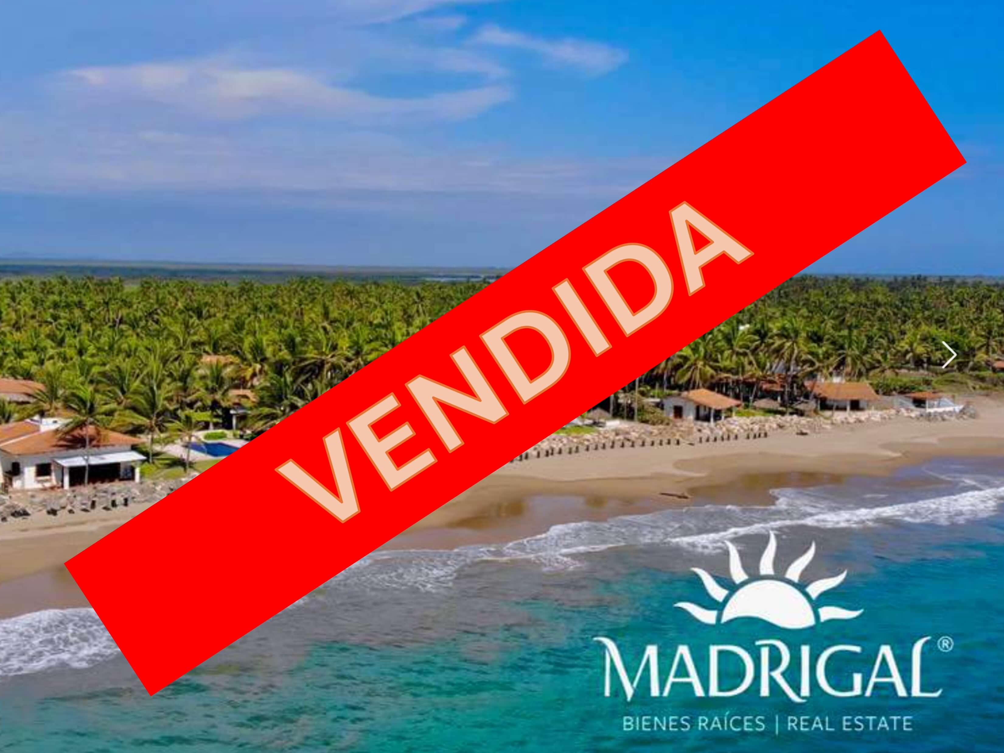 Villas Solecito, beachfront villa for sale in Playa Blanca, Zihuatanejo.