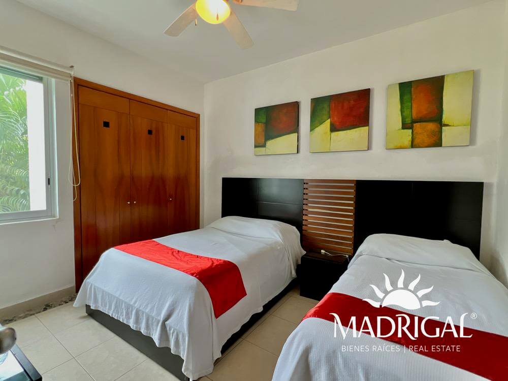 Mayan Lakes, departamento en venta de dos recámaras en nivel jardín