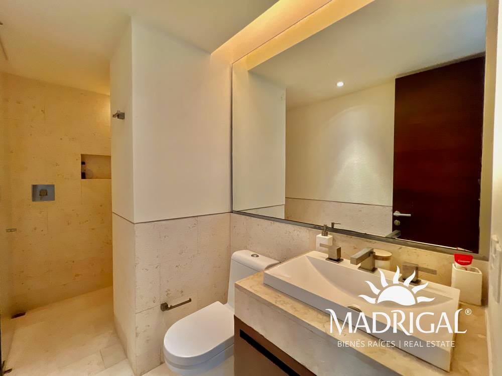 El Palmar Tres Vidas | Departamento en venta en Torre Baru de cuatro recámaras frente al mar