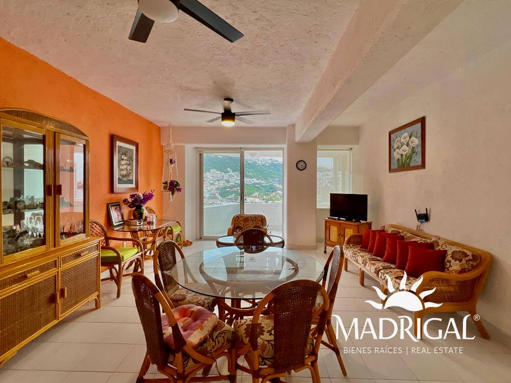 &&& Departamento en venta en el Condominio Residencial Margaritas Costa Azul Acapulco